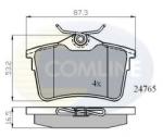 COMLINE Set placute frana, frana disc PEUGEOT PARTNER (2008 - 2016) COMLINE CBP01797