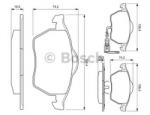 Bosch Set placute frana, frana disc VW GOLF III Variant (1H5) (1993 - 1999) BOSCH 0 986 494 018