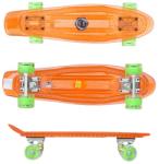 Sportmann Penny board Mad Cruiser Full LED ABEC 7-oranj - Sportmann Skateboard