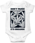 printfashion Dont Panic- Organic! - Baba Body - Fehér (2855823)