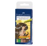 Faber-Castell Pitt Artist Pen Manga Set 6 buc Kaioro Faber-Castell (FC167134) - officeclass