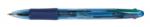 Q-CONNECT Pix cu 4 culori, varf 1.0 mm, rubber grip, Q-Connect - (N, A, R, V) - culori asortate (KF01938) - officeclass
