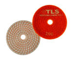  TLS SPIDER10-P200-d125 mm-gyémánt csiszolókorong-polírozó korong-vizes