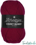 Scheepjes Chunky Monkey 1123 Garnet - lilás-vörös akril fonal