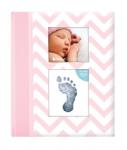 Pearhead - Caietul bebelusului cu amprenta cerneala pink (PHP62202) - krbaby