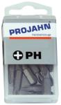 PROJAHN Bit Philips 1/4" PROJAHN, PH1-PH3, 100 buc/set Set capete bit, chei tubulare