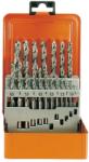 PROJAHN Set burghie metal elicoidale PROJAHN, HSS-G DIN 338 Typ N TURBO, 1-10mm, 19 buc/set Burghiu