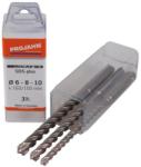 PROJAHN Set burghie beton PROJAHN, 6-8-10 mm SDS-PLUS ROCKET 5, 3 buc/set Burghiu