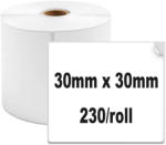 AIMO Etichete termice 30 x 30 mm plastic alb pentru imprimanta AIMO Phomemo M110 M200 M220 230 etichete (AIWP3030-230)