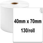 AIMO Etichete termice 40 x 70 mm plastic alb pentru imprimanta AIMO Phomemo M110 M200 M220 130 etichete (AIWP4070-130)