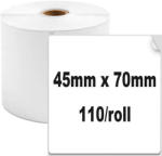 AIMO Etichete termice 45 x 70 mm plastic alb pentru imprimanta AIMO Phomemo M110 M200 M220 110 etichete (AIWP4570-110)
