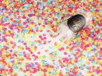 PartyDeco Tun confetti Mic - mix de culori