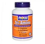 NOW Tri-Amino - Tri-Amino Arginine, ornitină, lizină - 60 capsule - ACUM ALIMENTE, NF0150