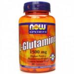 NOW L-Glutamină - L-Glutamină 1500 mg. - 90 comprimate - ACUM ALIMENTE, NF0093