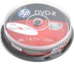 HP HP DVD-R (Hewlett Pacard) 120min. /4.7Gb. 16X - 10 buc. în ax