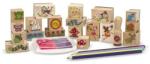 Melissa & Doug Set de stampile Gradina Zanelor Melissa & Doug (AAD.MD2424) Carte de colorat