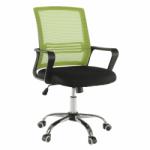 Ramely Scaun de birou, plasa verde/tesatura neagra, APOLO