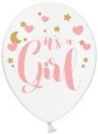 PartyDeco Balon alb pastel Este fetiţă