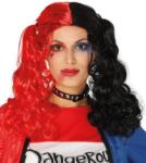 Guirca Perucă cret rosie-neagră