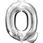 Amscan Balon din folie litera Q 86 cm argintiu