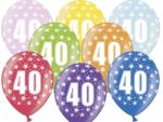 PartyDeco Balon cu numărul 40 aniversar