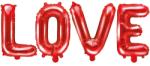 PartyDeco Balon din folie - Love roşu