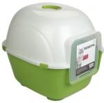 Mpets Rosetta Cat Litter Box - Закрита Котешка Тоалетна с активен въглен - 62x53x56 cm, Белгия - 20100103