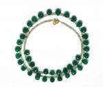  Colier Onix Verde Rotund Briolete Fatetate - 5-6 x 7-8 mm - Accesorii GF