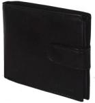 La Scala Belül ablakos fekete férfi bőr pénztárca külső kapoccsal La Scala (DK-50 fekete)