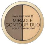MAX Factor Miracle Contour Duo Sculpt + Highlight - Дуо палитра за контуриране на лице от серията "Miracle