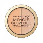 MAX Factor Miracle Glow Duo Pro Illuminator - Озаряващ дуо хайлайтър за лице от серията "Miracle" №20