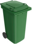  Háztartási műanyag szemetes kuka 240l zöld (ANR11965)
