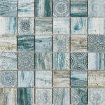 INTERMATEX Mozaic albastru din travertin Hydra Blue 30x30 cm (IMTX-Hydra Blue)