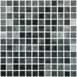 VIDREPUR Mozaic negru Niebla Negro 25x25 mm (509)