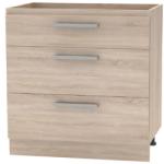 TEMPO KONDELA Cabinet inferior 80, stejar sonoma, NOVA PLUS NOPL-064-0S