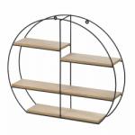 TEMPO KONDELA Raft, natural/negru, DESIO TIP 2 Raft