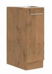 TEMPO KONDELA Cabinet inferior cu coş pull-out, stejar Lancelot, VEGA D30 CARGO BB