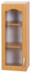 TEMPO KONDELA Cabinet de bucătărie, superior, stânga, anin, LORA MDF NEW KLASIK W40S