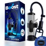 Boost PSX06 kétujjas péniszpumpa, vibrációval (áttetsző) - szeresdmagad