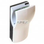 Merida DUALFLOW légpengés kézszárító, fehér ABS műanyag, 1500W