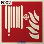 Implaser Tűzcsap, Utánvilágító biztonsági jel öntapadó - B150 (IMPLTCS)