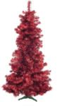 Europalms Fir tree FUTURA, red metallic, 210cm (83500557)