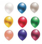 Everts Set 100 baloane latex multicolor metalizat 13 cm