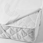 Kidizi Protectie saltea impermeabila si respirabila din bumbac 140 x 200 cm Kidizi, cu elastic pe colt (5949221101408)
