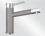 BLANCO ALTA Compact SILGRANIT® / alumetál / króm HD álló egykaros konyhai mosogató csaptelep, magasnyomású, forgatható fejjel, 515316 (515316)