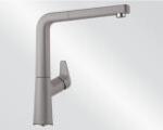 BLANCO AVONA-S SILGRANIT® alumetál színű HD álló egykaros konyhai mosogató csaptelep kihúzható zuhanyfejjel, 190 fokban elforgatható kifolyó, 521279 (521279)