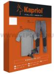 Kapriol munkaruha szett szürke (nadrág+öv+póló) M (89140K)