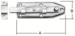 Vormann 10102080 rozsdamentes tolózár 80x30mm (10102080)