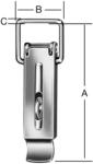 Vormann 11209105 rozsdamentes békazár 109x36mm (11209105)