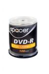 Spacer DVD-R 4.7GB/120Min 16X Spacer 100 buc (DVDR100)